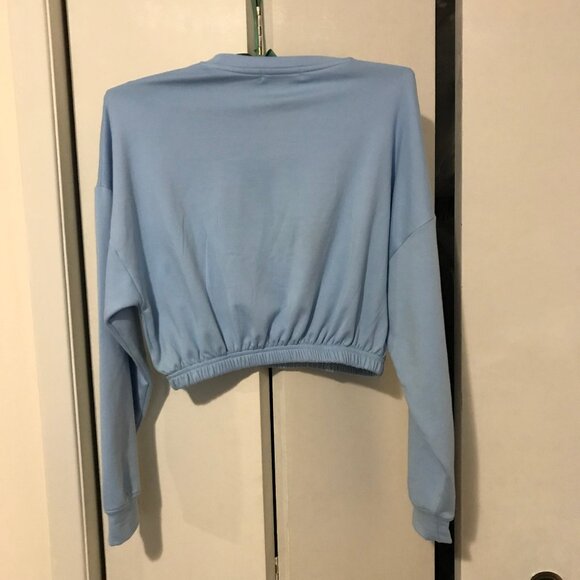 Streetwear Society Ladies Long Sleeved Blue Top Size Small - Picture 2 of 2